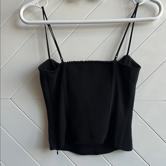 Aritzia Wilfred Black Novella camisole top size xs - Picture 3 of 7